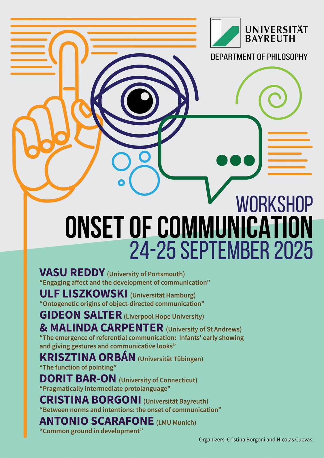 Poster Workshop: Onset of Communication